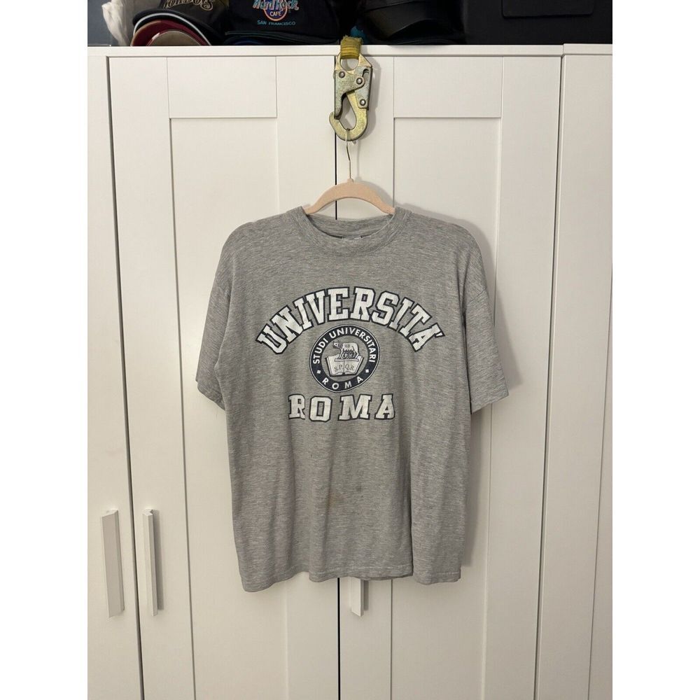 Vintage Mens Tshitr Loose STUDI UNIVERSITA ROMA   Size XXL‎